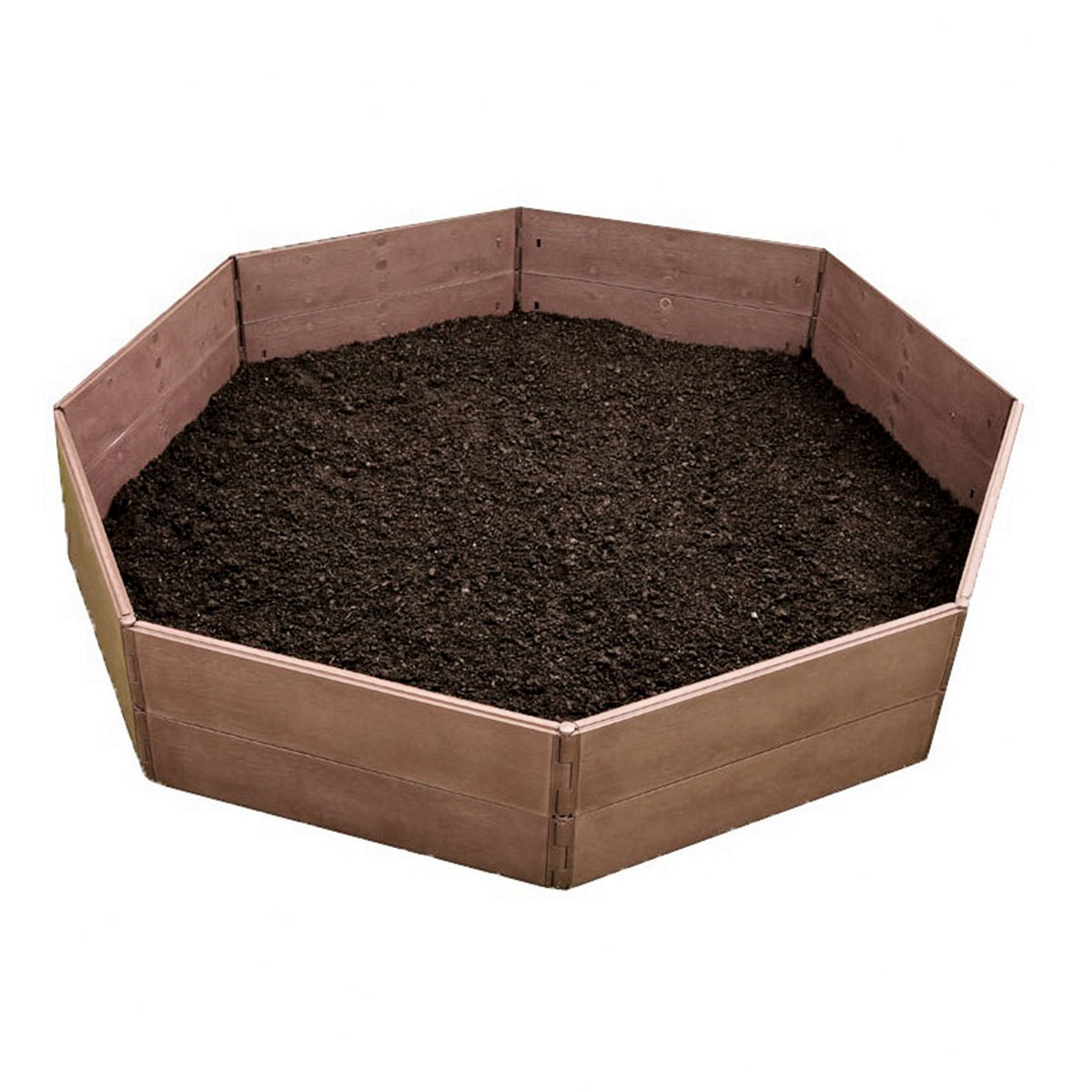 Wingart Variables Hochbeet 8 Paneele Holzstruktur braun