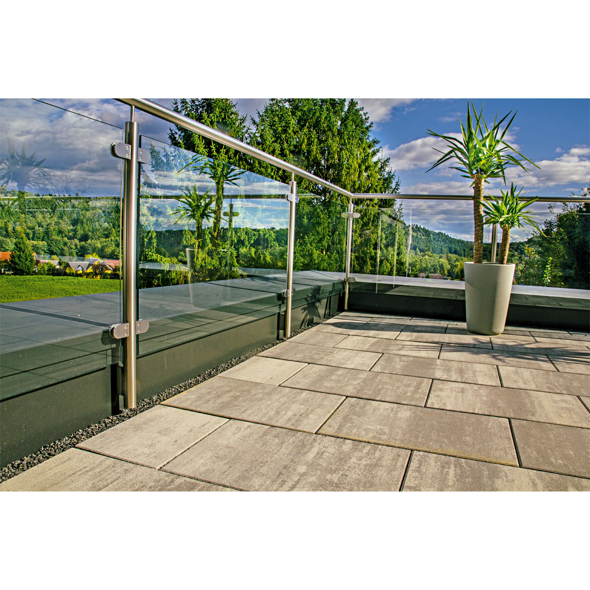 Terrassenplatte Toscana muschelkalk 60 x 40 x 4 cm Bild 2