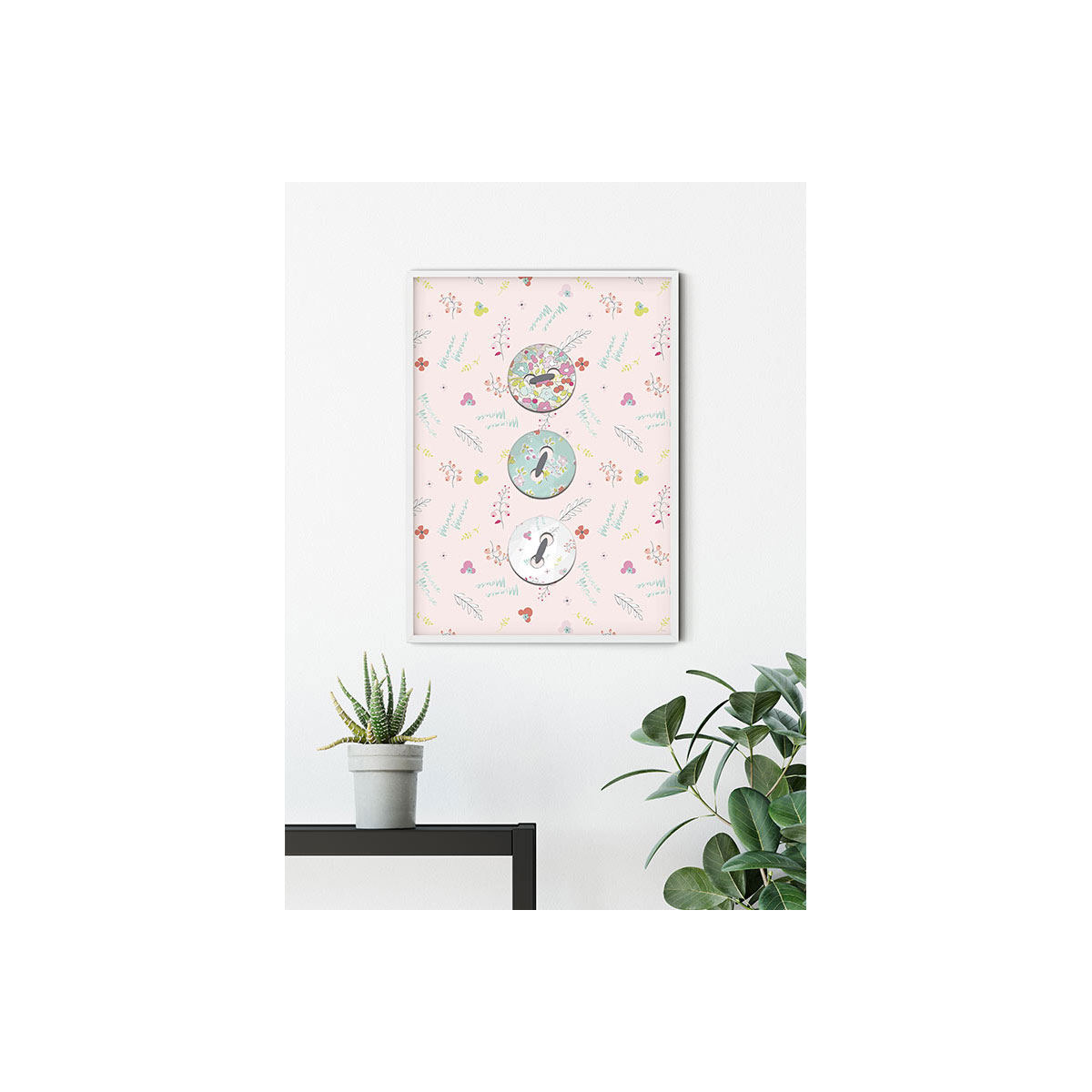 Komar  Wandbild Minnie Mouse Buttons 40x50 cm Bild 3