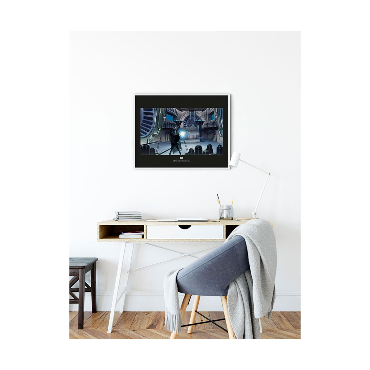 Komar  Wandbild Star Wars Classic Vader Luke Throneroom 40x30 cm Bild 4