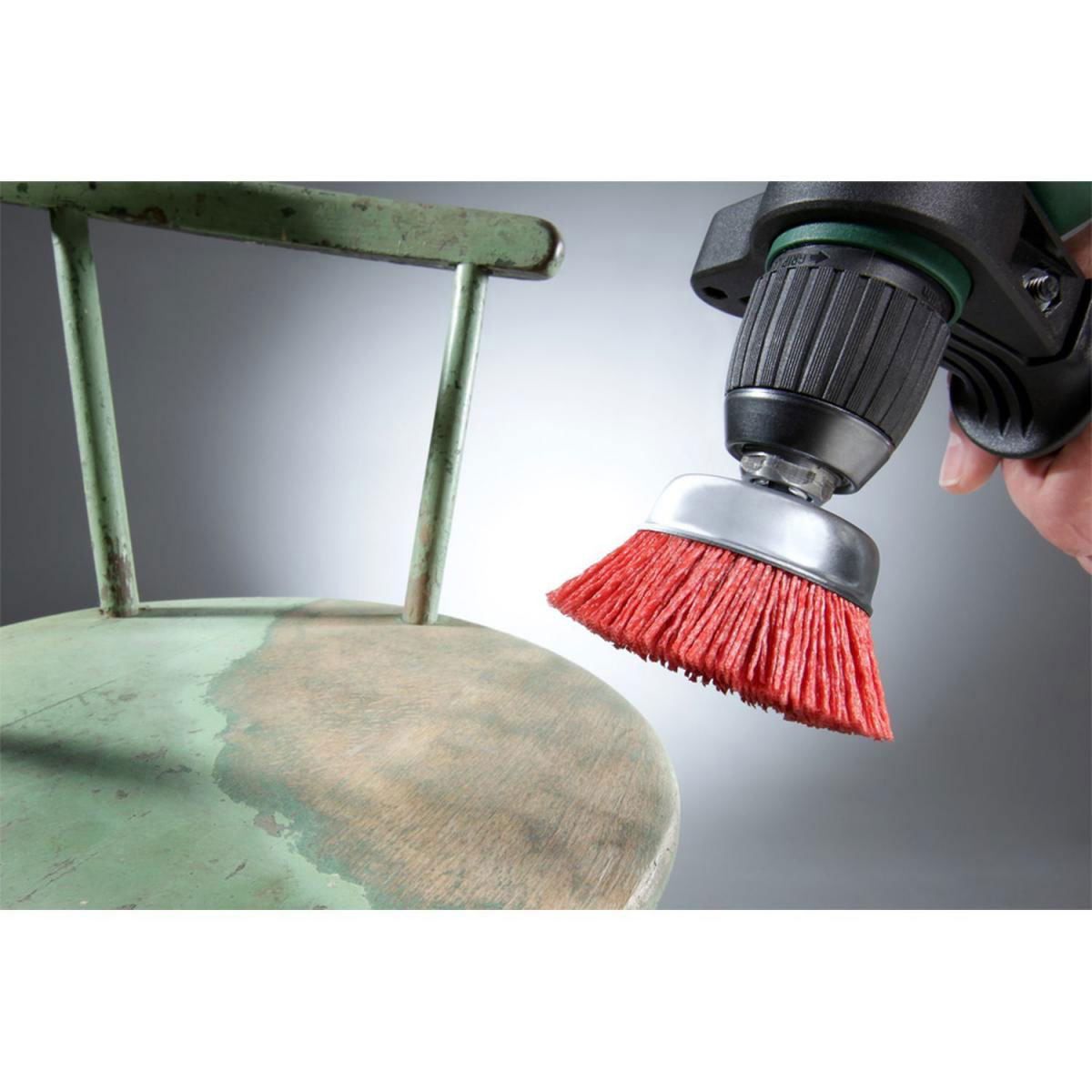 kwb  Nylontopfbürste für Einsatz mit Bohrmaschinen und Akkuschraubern Bild 3