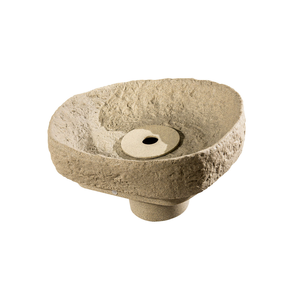 GreenLife Springbrunnen-Set für den Dekor-Regenspeicher „Hinkelstein“, sand Bild 1