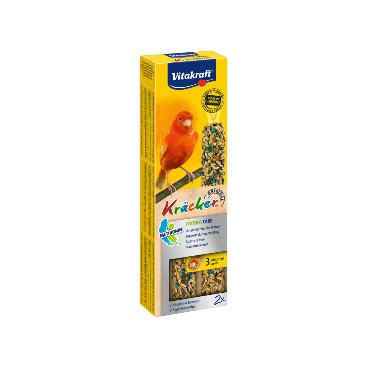 Vitakraft Vogel Kräcker Feather Care 2St Kanarien