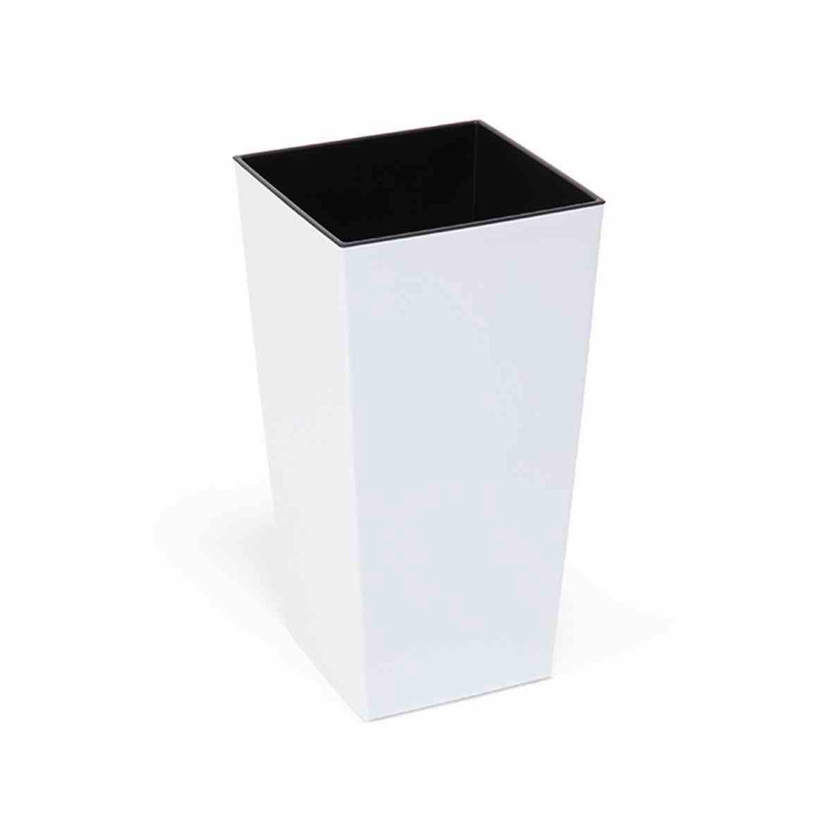 Siena Garden Pflanzgefäß Lyon 30 x 30 x 57 cm weiß Bild 1