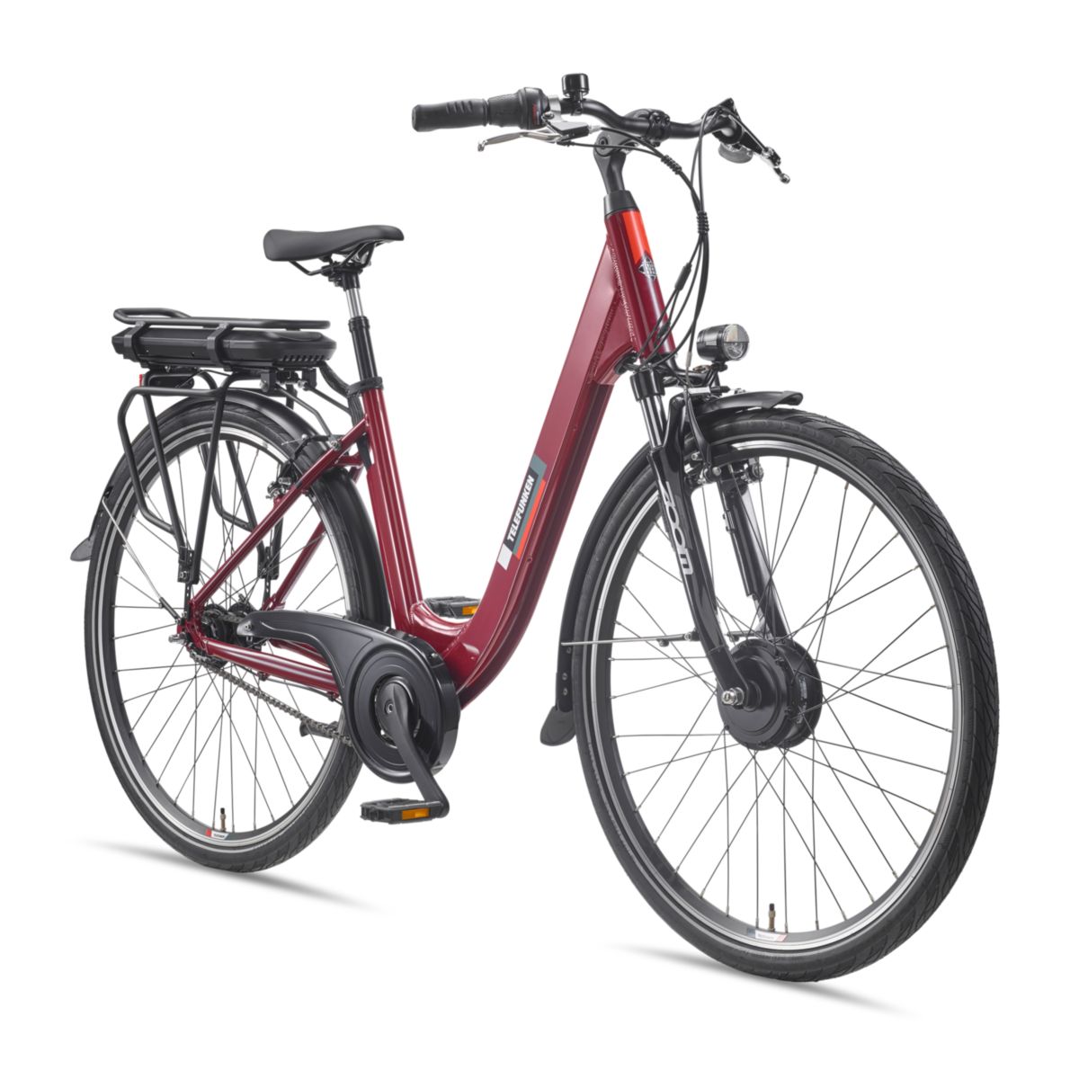 Telefunken E-Bike RC845 28" Weinrot