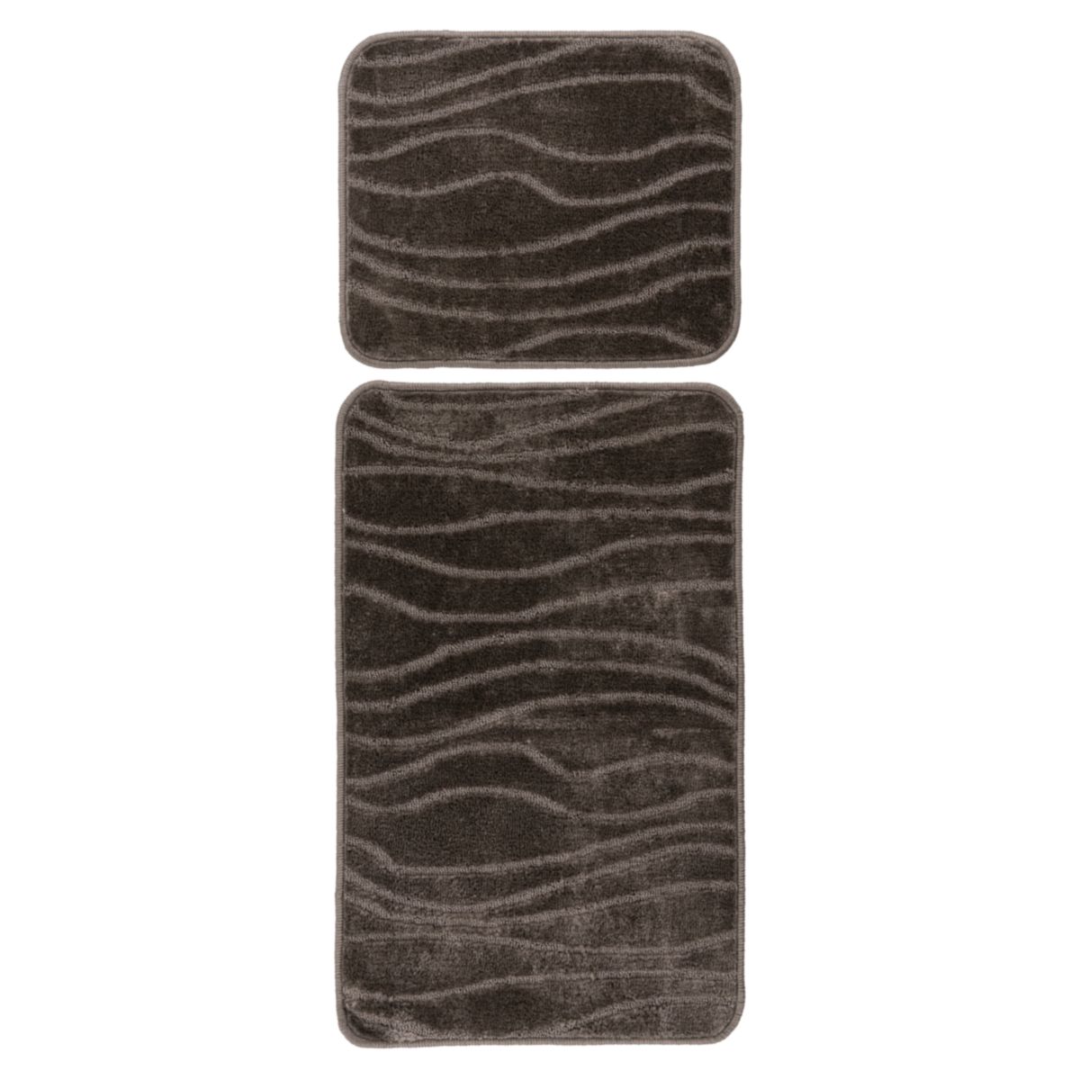 Badematte Lagoon 225 taupe  2er-Set