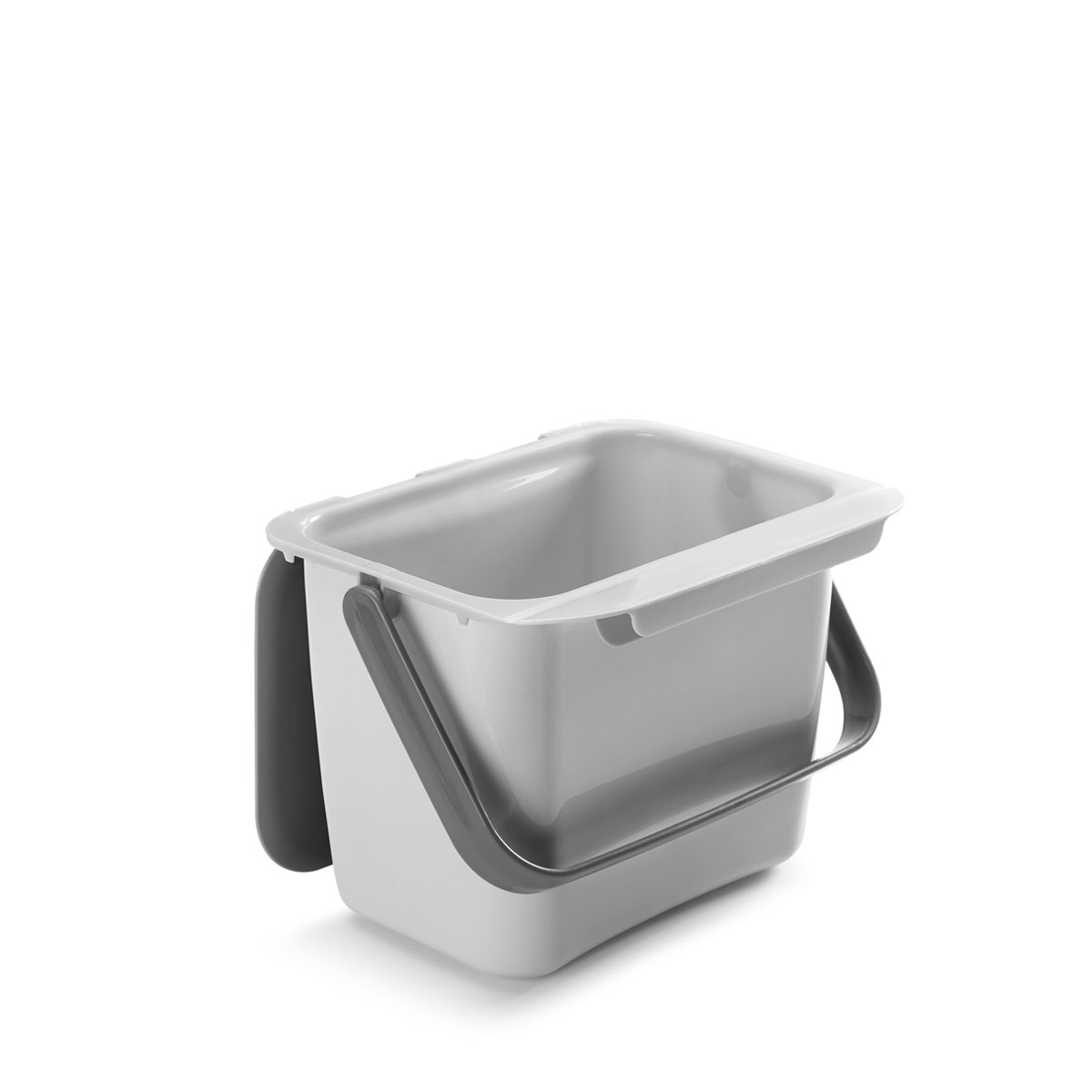 Metaltex Bio-Abfallsammler Bin Tex 19,3 x 24,6 x 19 cm grau Bild 4