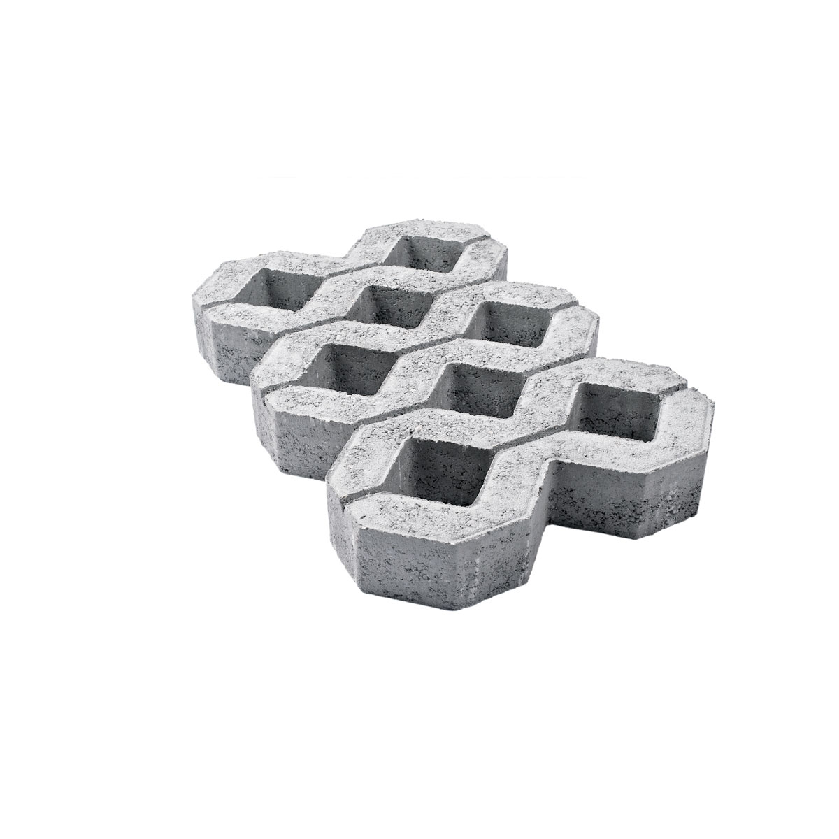 Rasengitterstein grau 60 x 40 x 8 cm