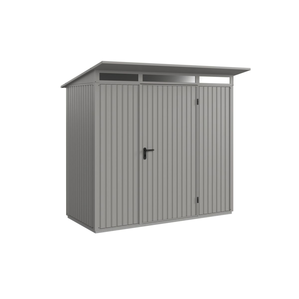 EcoStar  Gerätehaus Trend-PTyp 1RAL9007 1 flg Bild 1