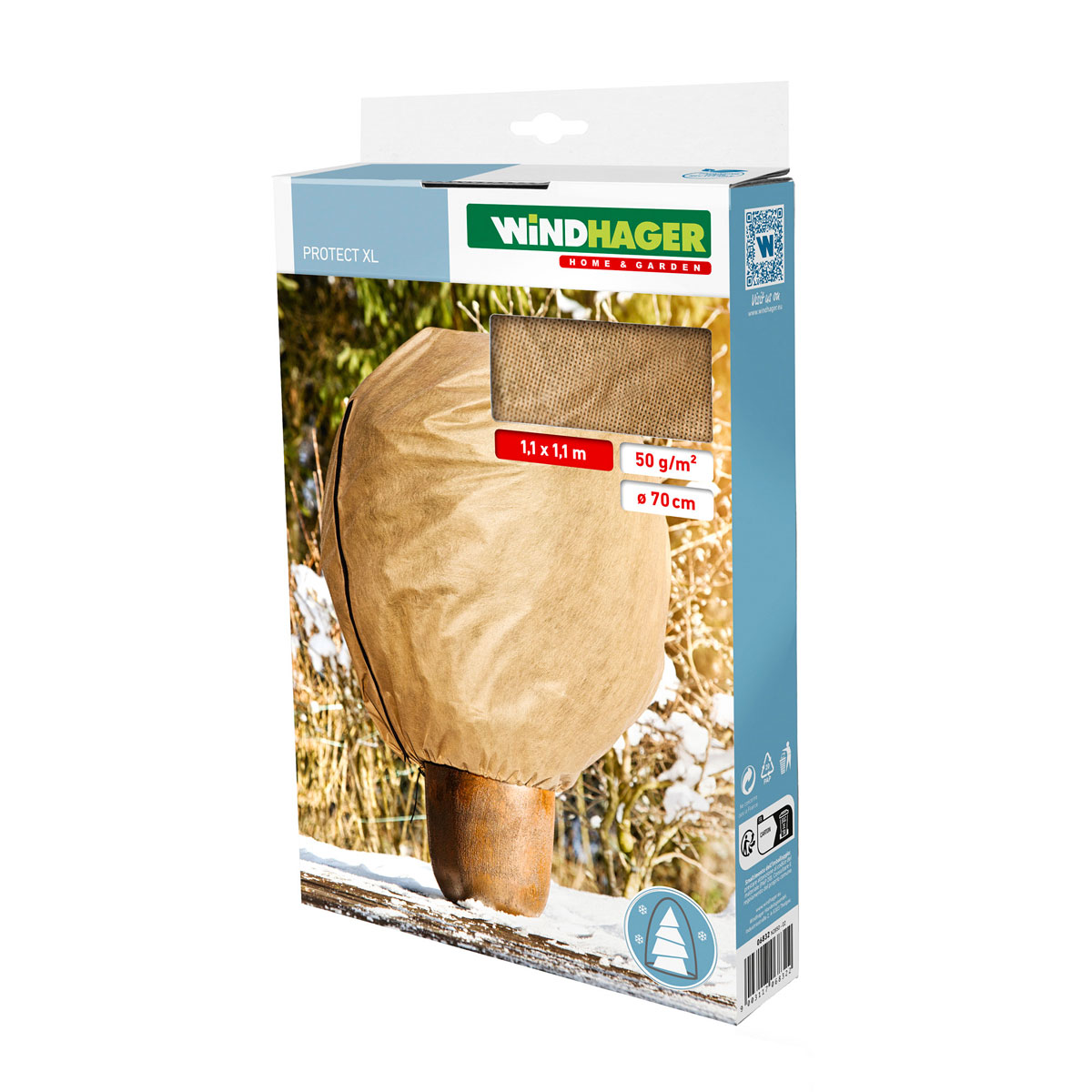 Windhager Vlieshaube Protect 1,1 x 1,1 m Bild 2