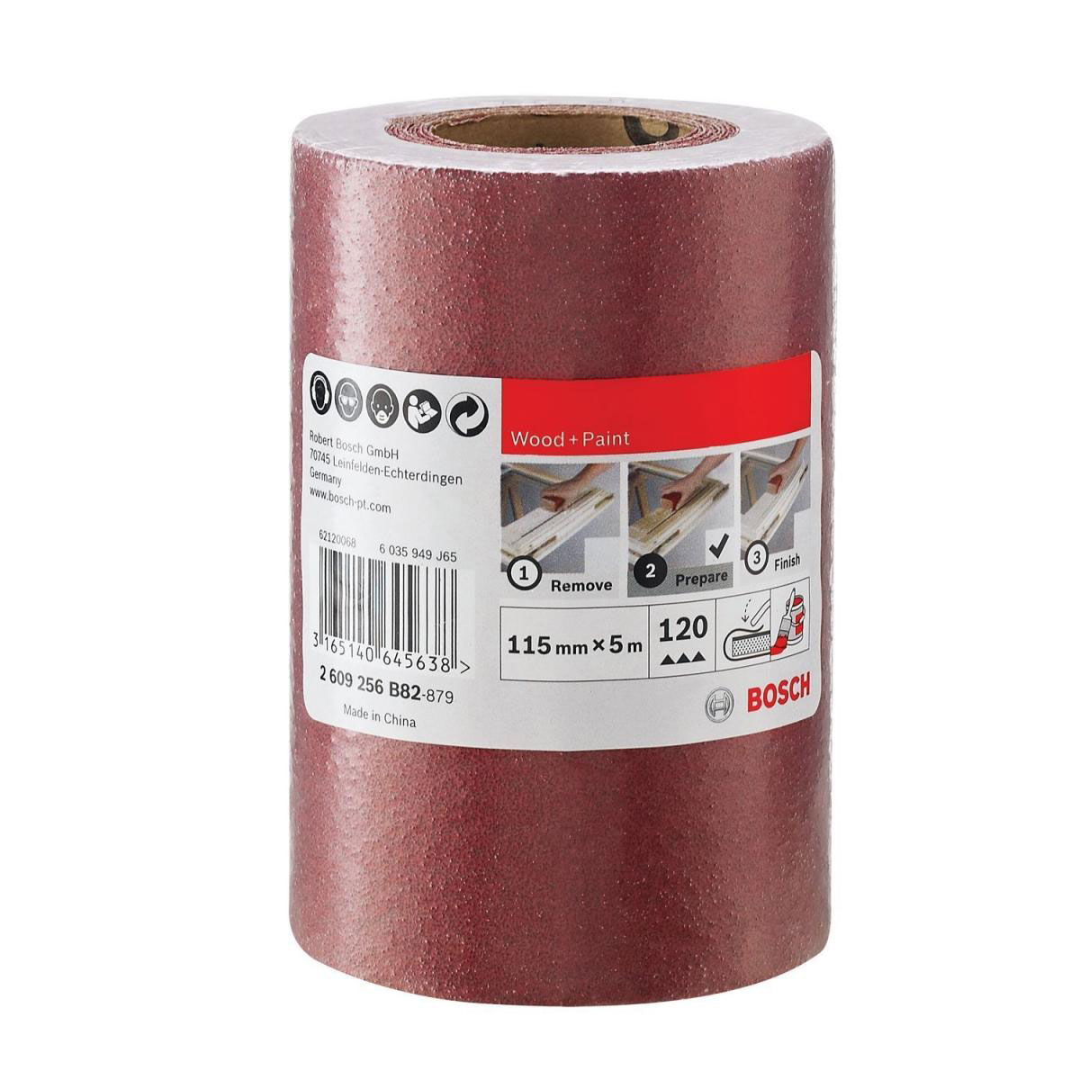 Bosch  Schleifrolle 11,5 x 500 cm K120 rot Bild 2