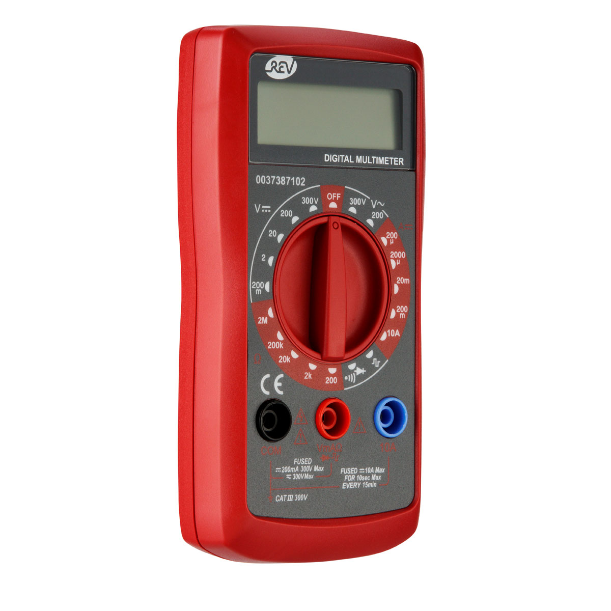 REV Ritter Vielfachmessgerät digital mit Signalgenerator schwarz/rot Bild 5