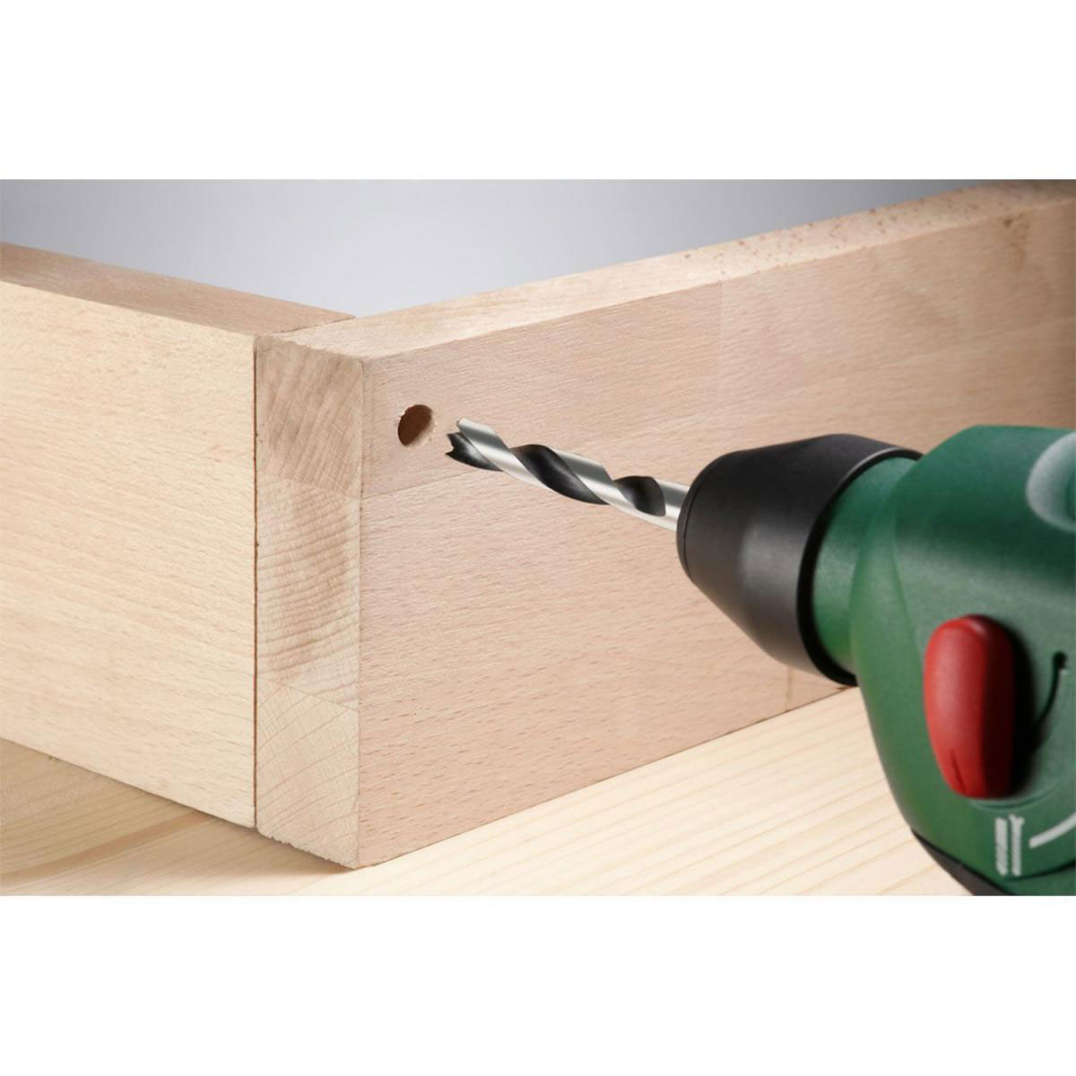 kwb  Holzspiralbohrer mit Sechskantaufnahme 1/4" Durchmesser 5 mm Bild 3