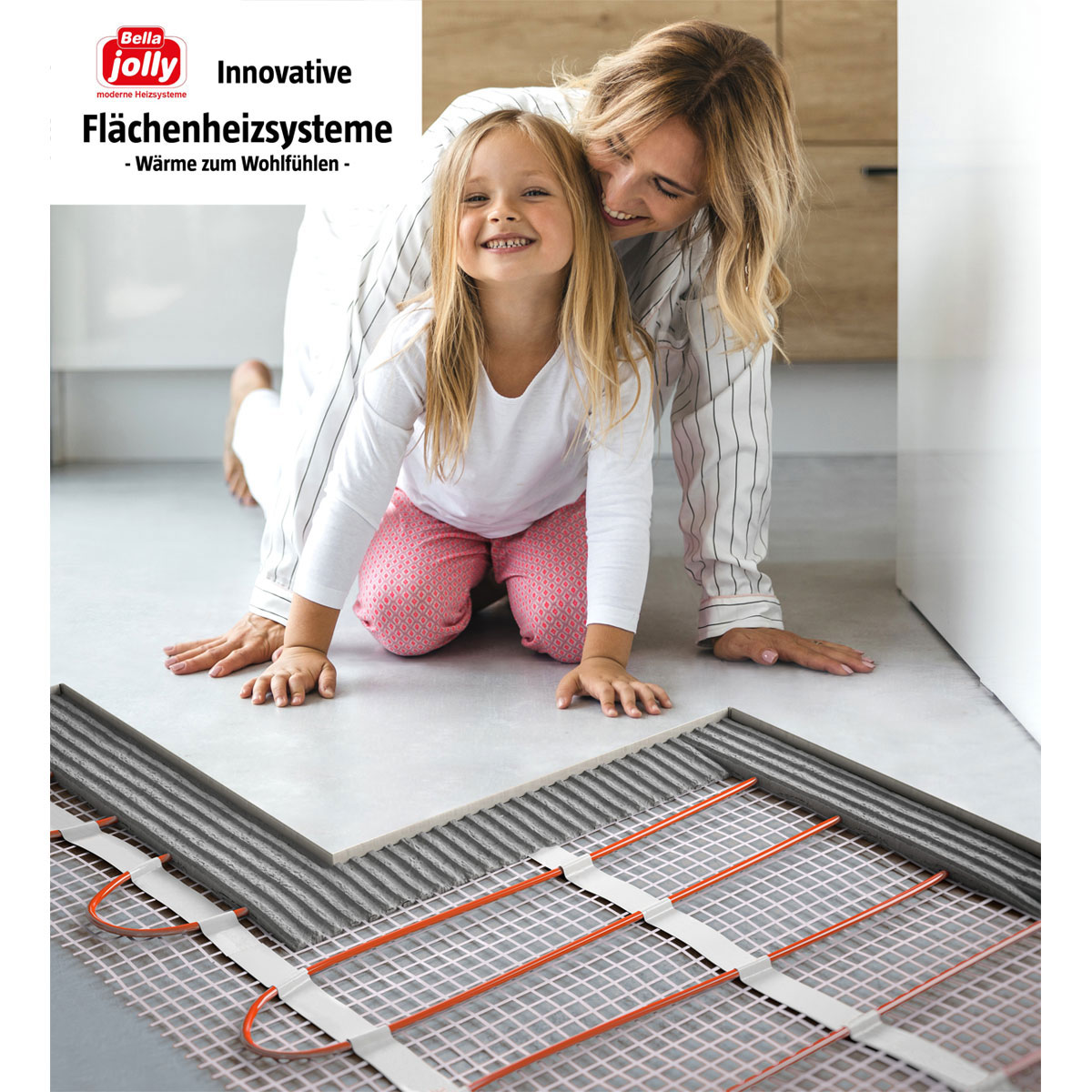 Jollytherm Elektrische Fußbodenheizung Elektrotherm 8 m² Bild 4