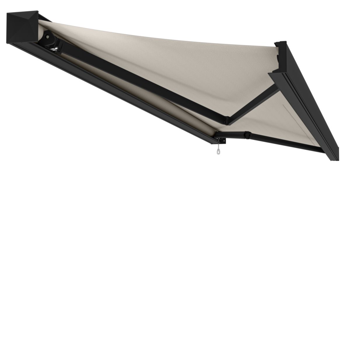 Durabil Vollkassettenmarkise Calima anthrazit 350x250 cm, Design Sun Rays Bild 4