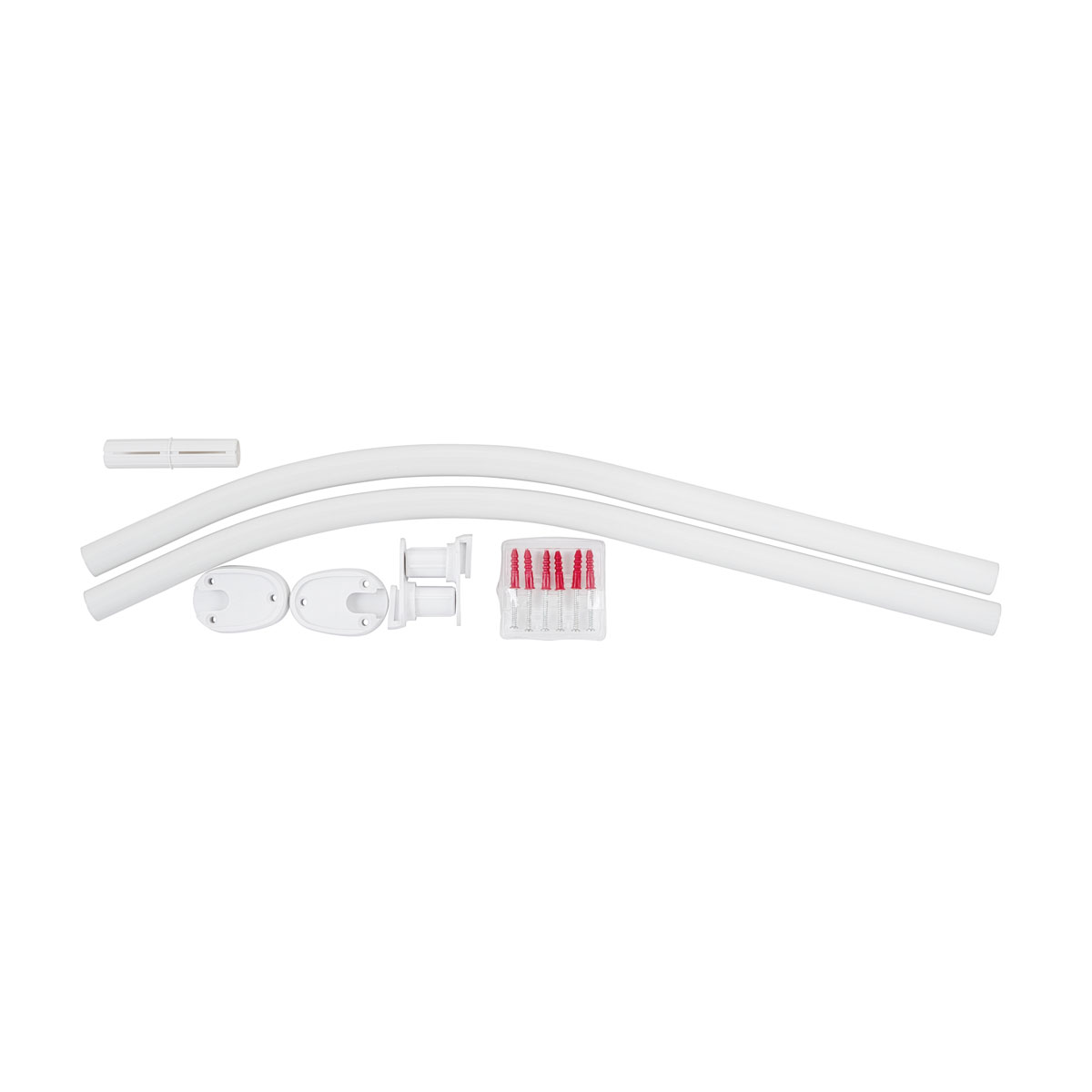 Wenko  Rundduschstange Weiß 80 x 80 / 90 x 90 cm Bild 2