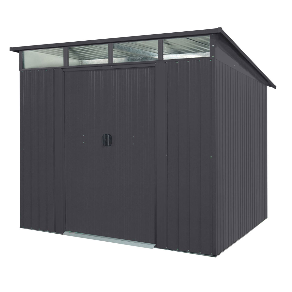 Pergart Gerätehaus Lübeck 6m² anthrazit matt Bild 1