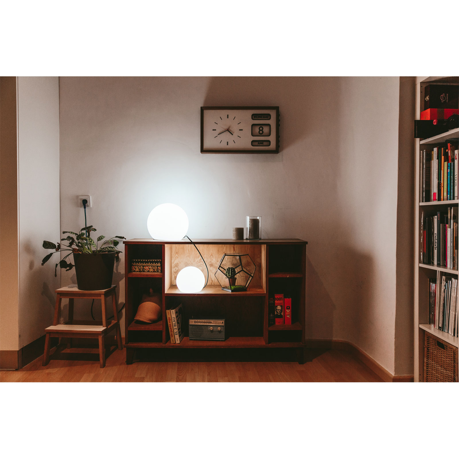 NewGarden Kugelleuchte Buly 40 Ø 40 cm wetterfest weiß Bild 7