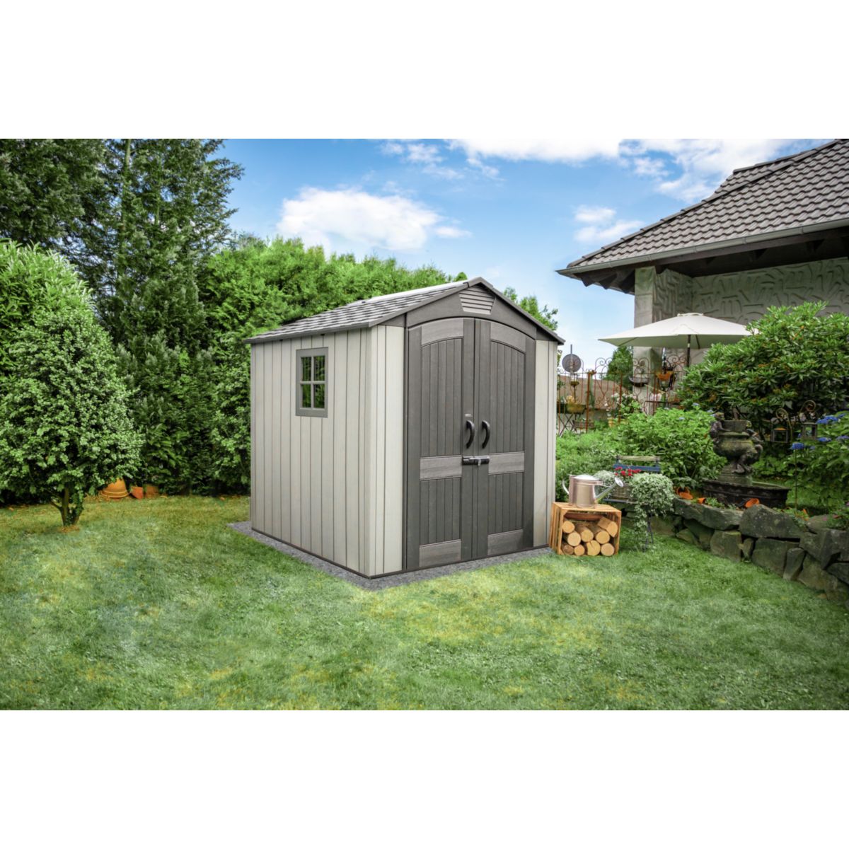 Lifetime Gerätehaus Stella 213x213x228 cm Bild 4