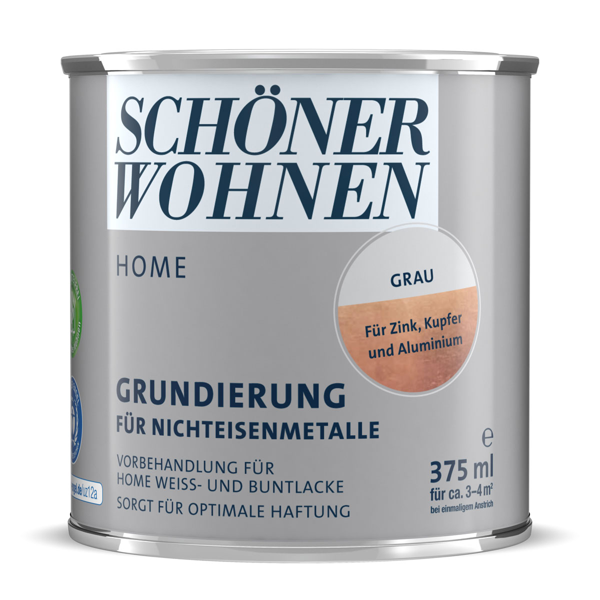 Schöner Wohnen Farbe Grundierung Home für Nichteisenmetalle grau 375 ml