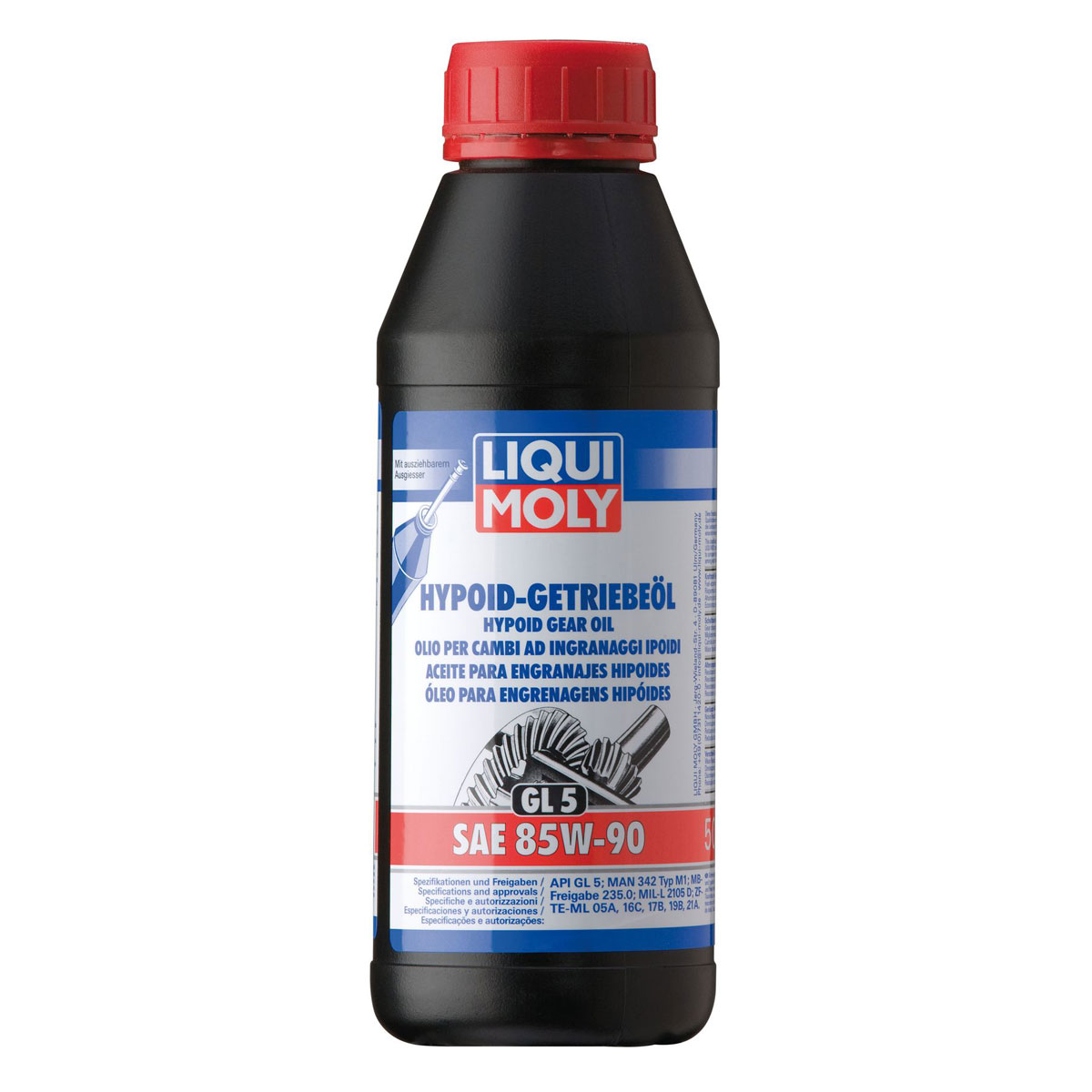 Liqui Moly Hypoid-Getriebe-Öl GL 5 SAE 85W-90 500ml