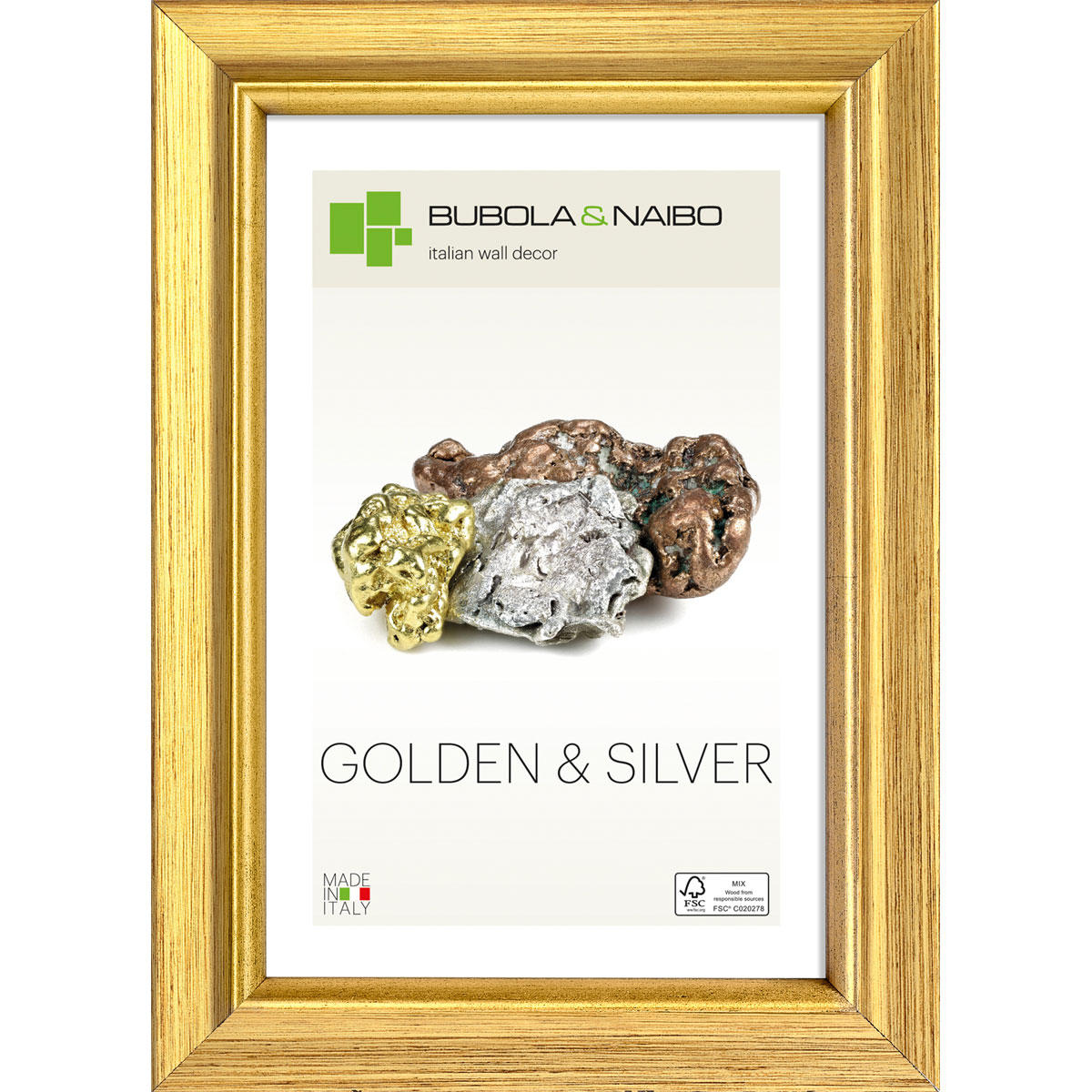 Holzrahmen MARISA 50 x 70 cm Gold