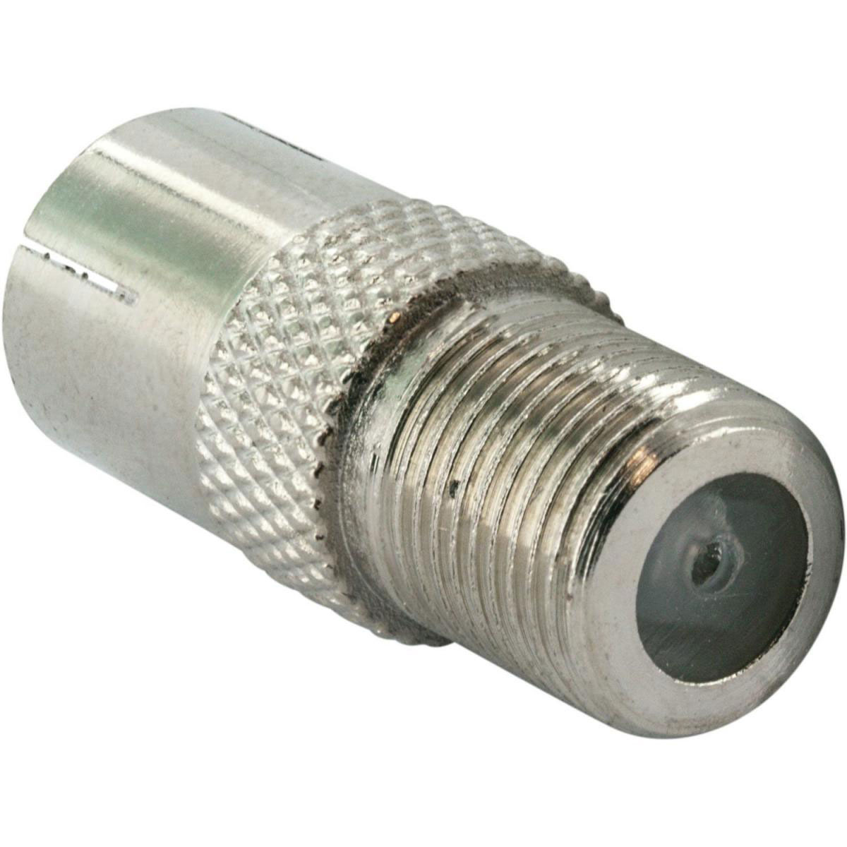 Schwaiger Adapter für IEC-Stecker/F-Stecker silber Bild 2