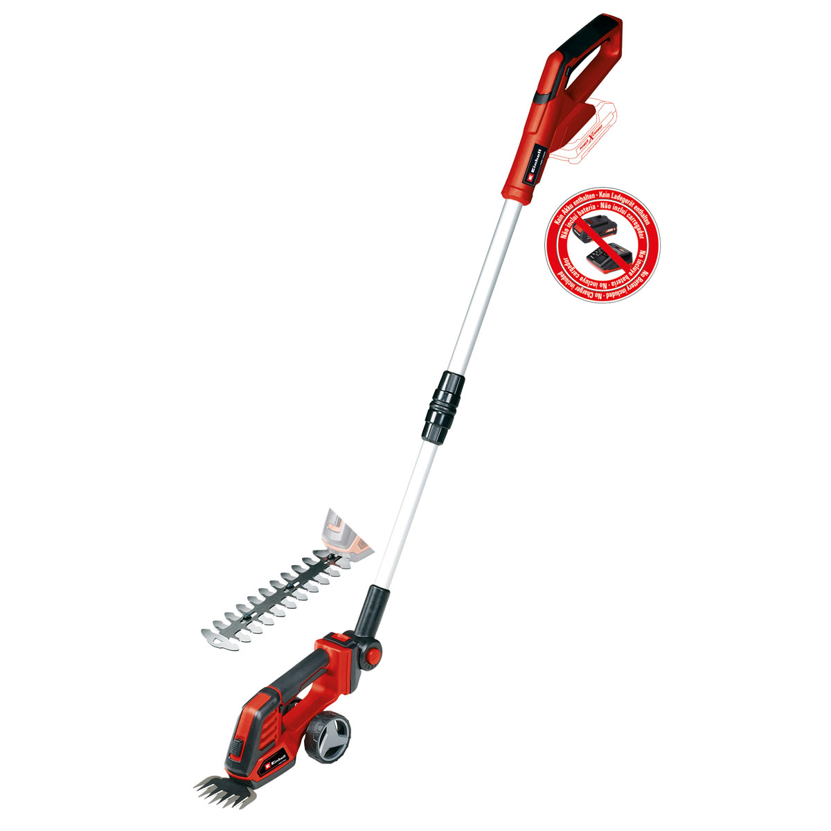 Einhell Akku Gras u.Strauchschere GE-CG 18/100 Li T-Solo Bild 1
