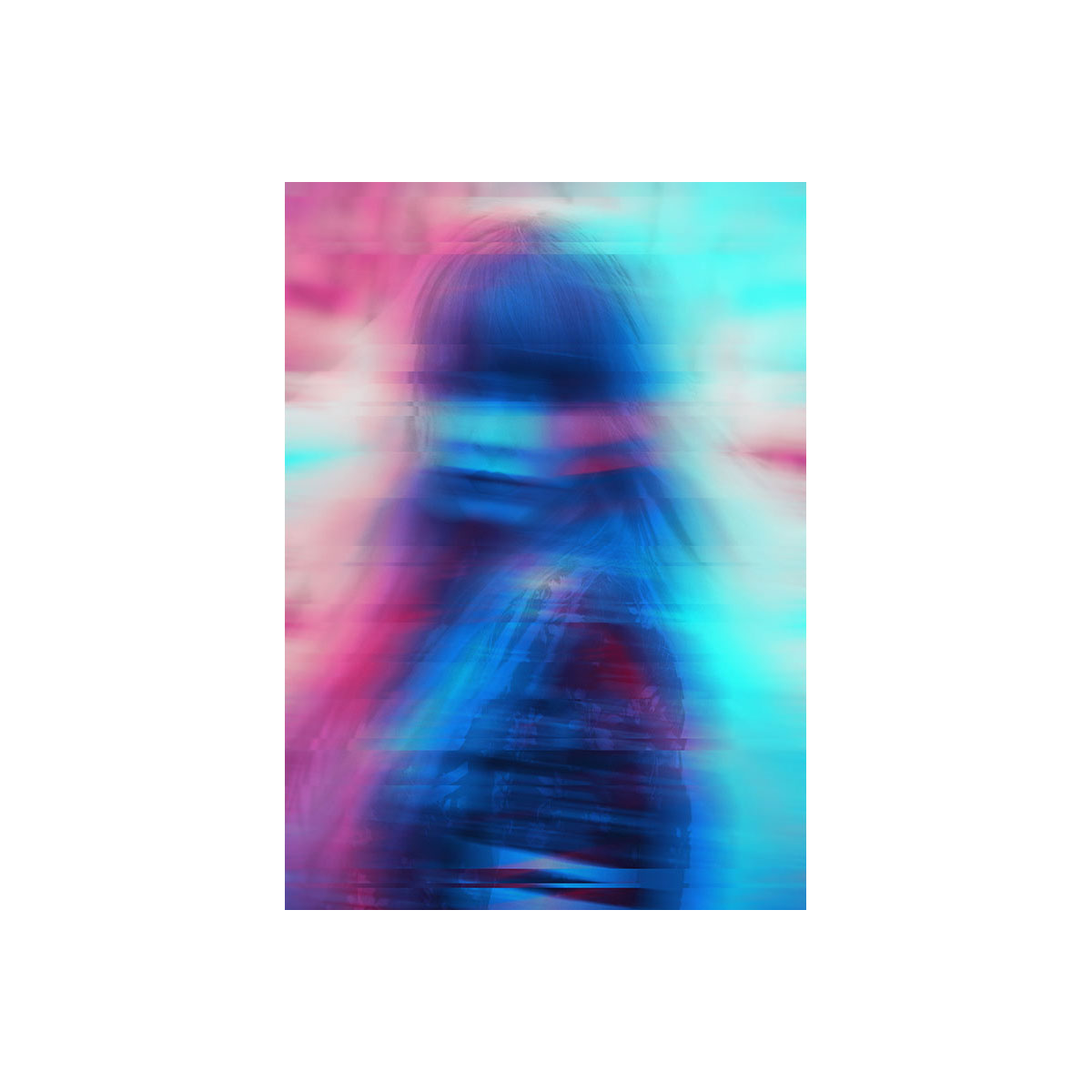 Komar  Wandbild Neon Girl 40x50 cm Bild 2