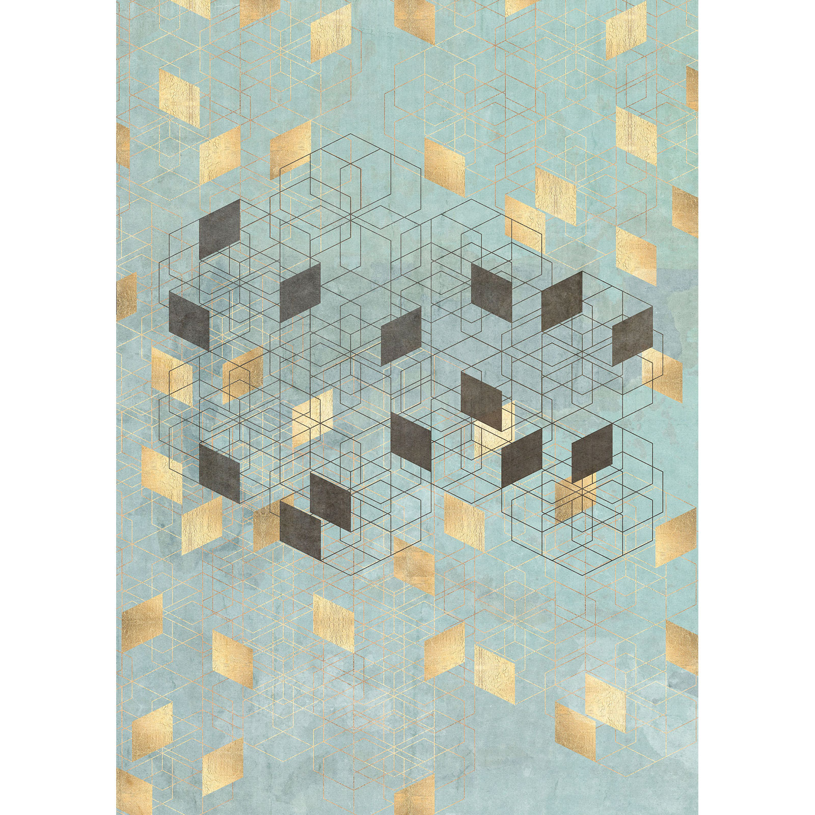 Komar  Vlies Fototapete Plaqué Or 200x280 cm Bild 2