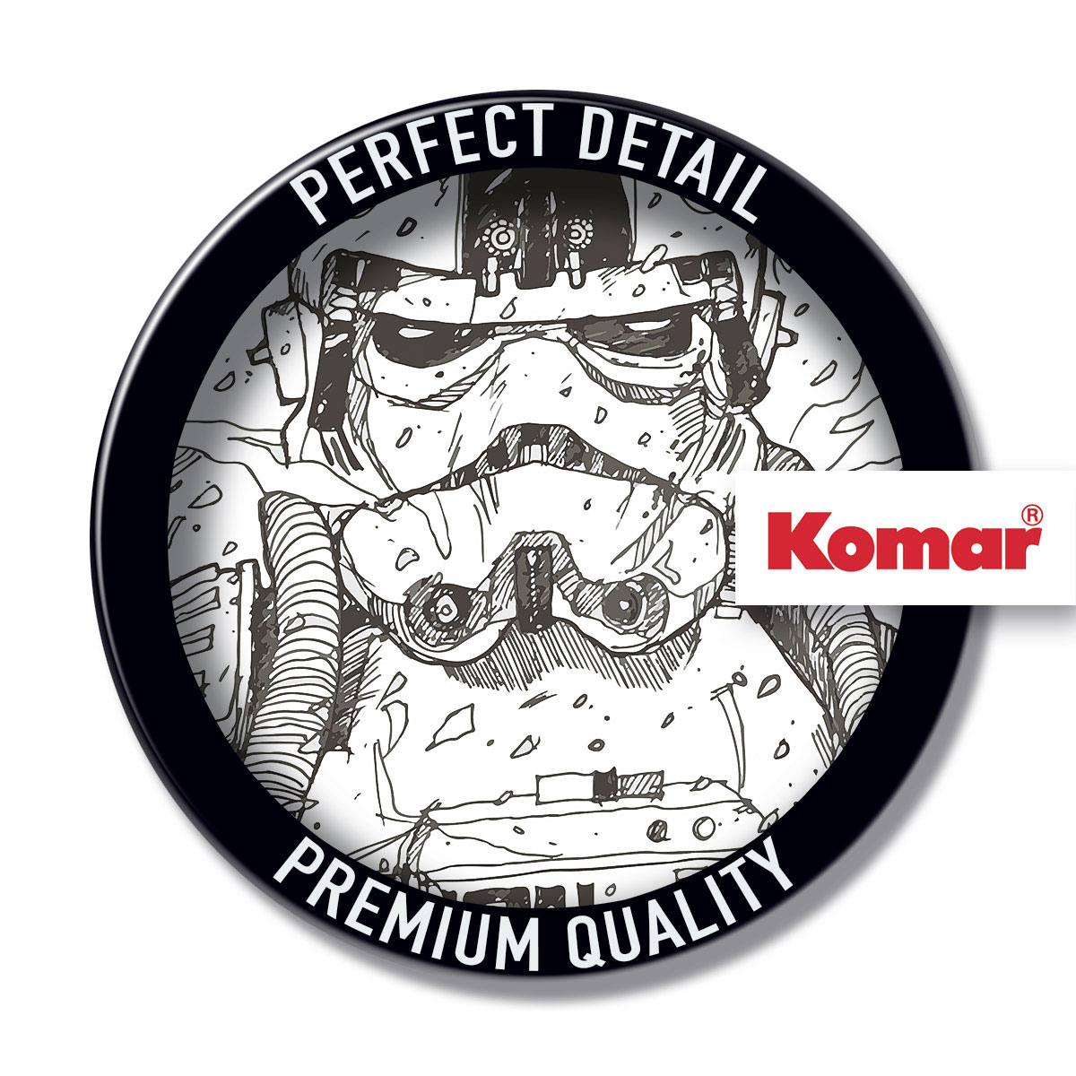 Komar  Wandbild Star Wars Pilot Drawing 50x70 cm Bild 3