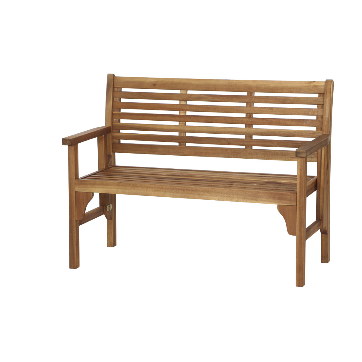 Bank Lovera 2-Sitzer 59,5 x 120 x 90 cm Akazienholz FSC klappbar Bild 1