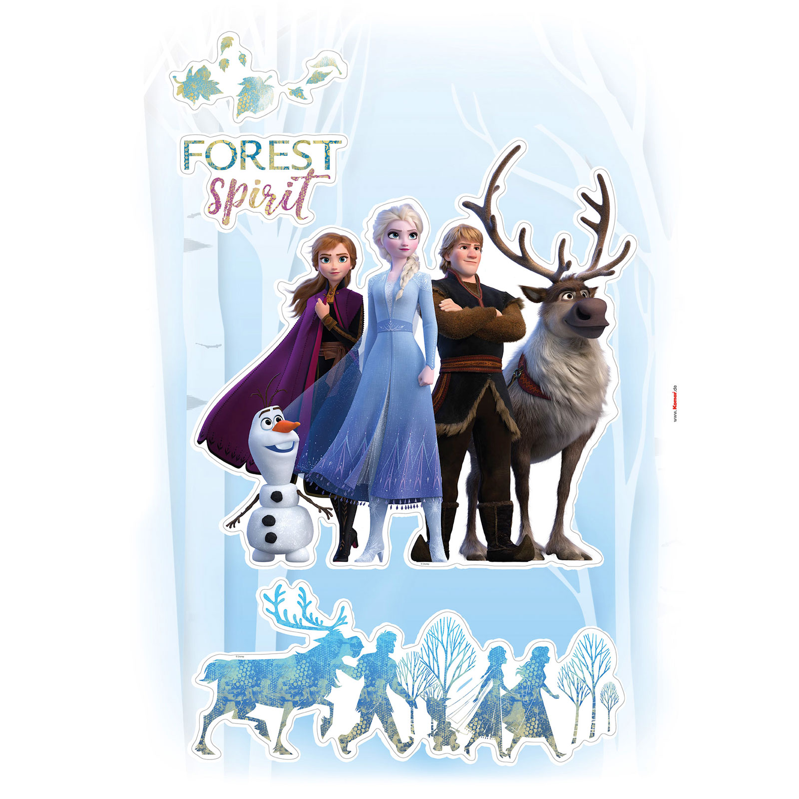 Komar  Wandtattoo Frozen 2 Forest Spirit 50x70 cm Bild 2