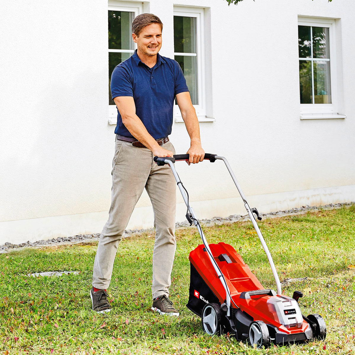 Einhell Akku-Rasenmäh-Set GE-CM 18/33 Li - Kit 4-teilig Bild 8