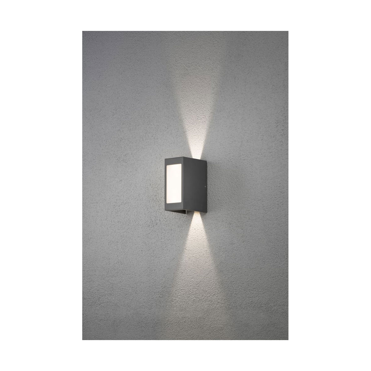 Konstsmide Außenwandleuchte Cremona mit Glas anthrazit Bild 2