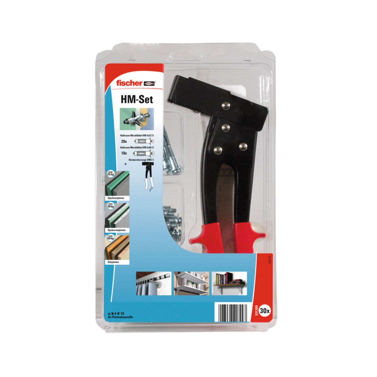 Fischer  Hohlraum-Montage Set 31-teilig