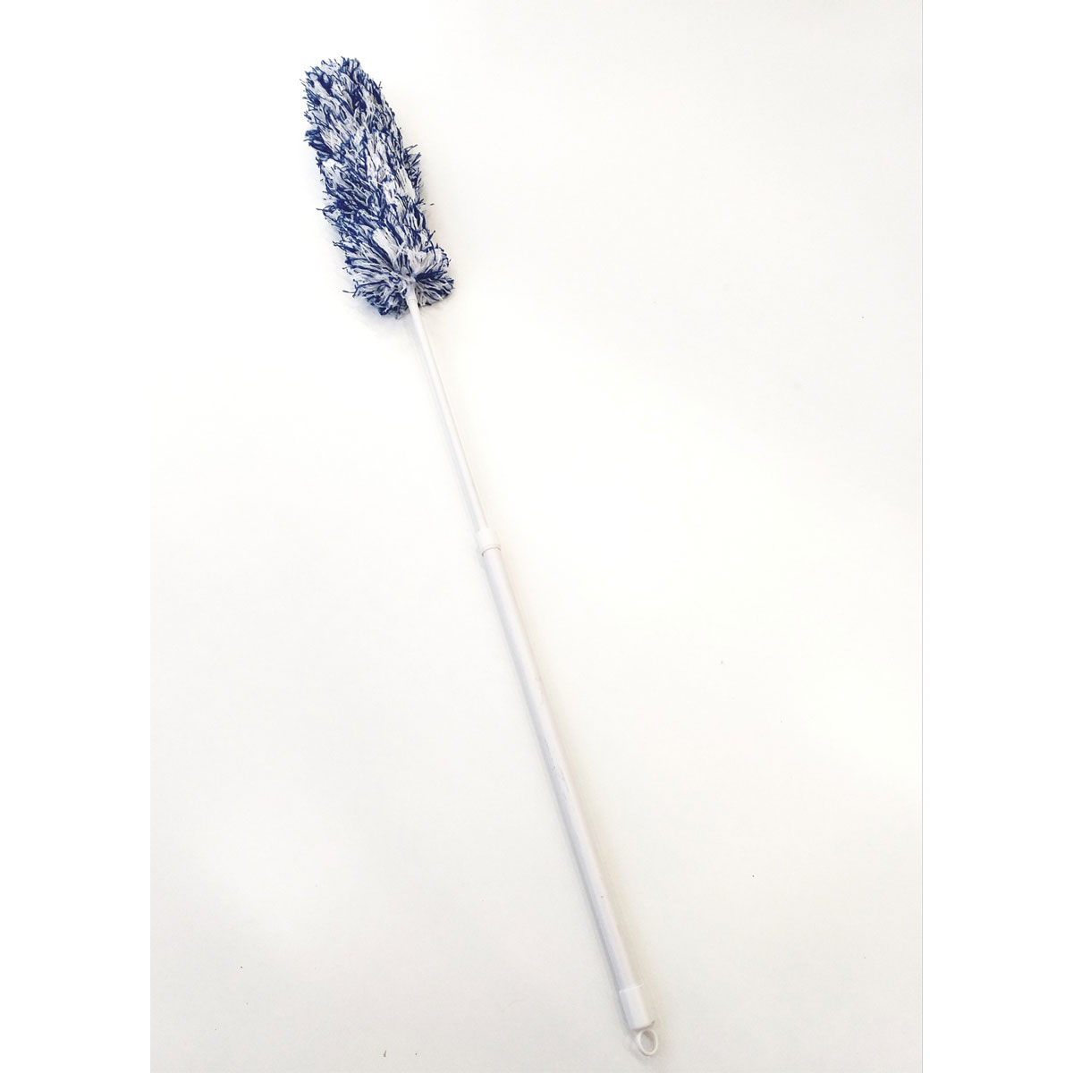Peggy-Perfect Staubwedel Mikrofaser Telestiel blau/weiß Bild 2