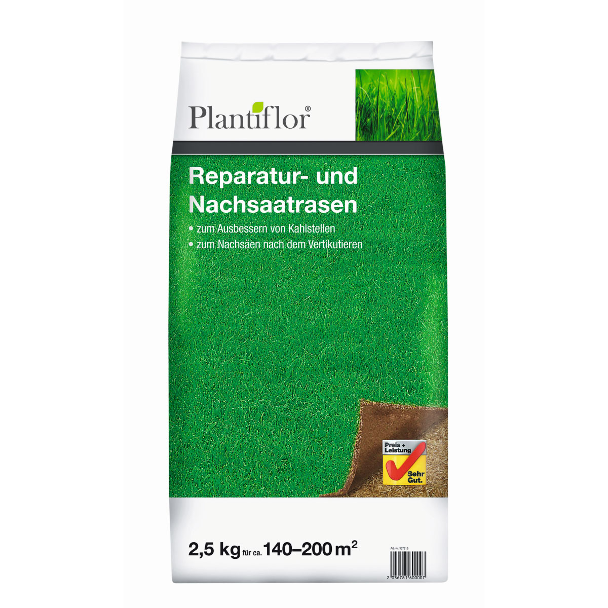 Plantiflor Reparatur- und Nachsaatrasen 2,5kg