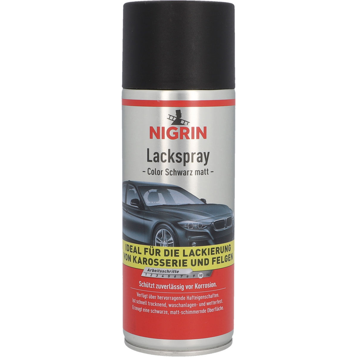 Nigrin  Lack-Spray Matt schwarz 400 ml