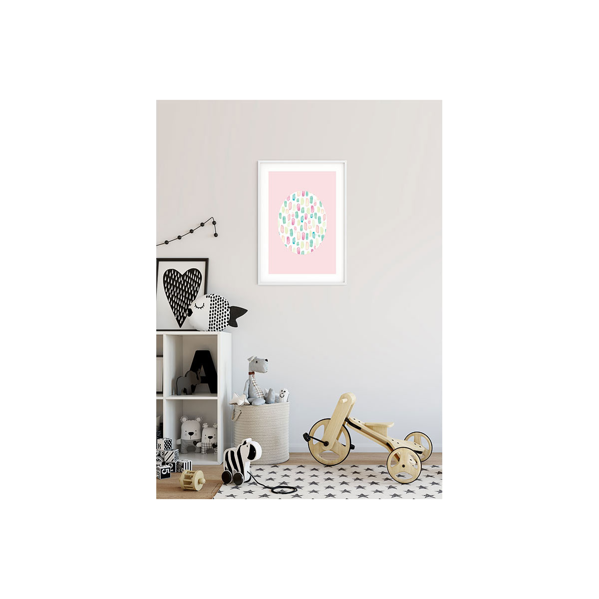 Komar  Wandbild Shelly Patterns Rose 30x40 cm Bild 3