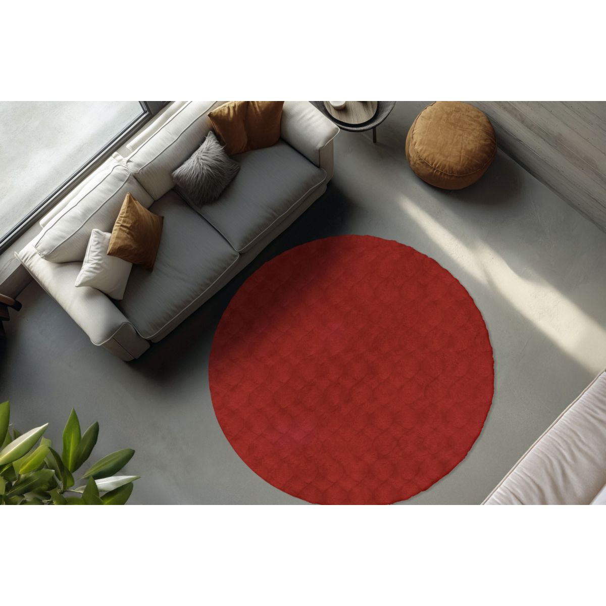 Royal Glow 825 Rötlich 120cm x 120cm Bild 5