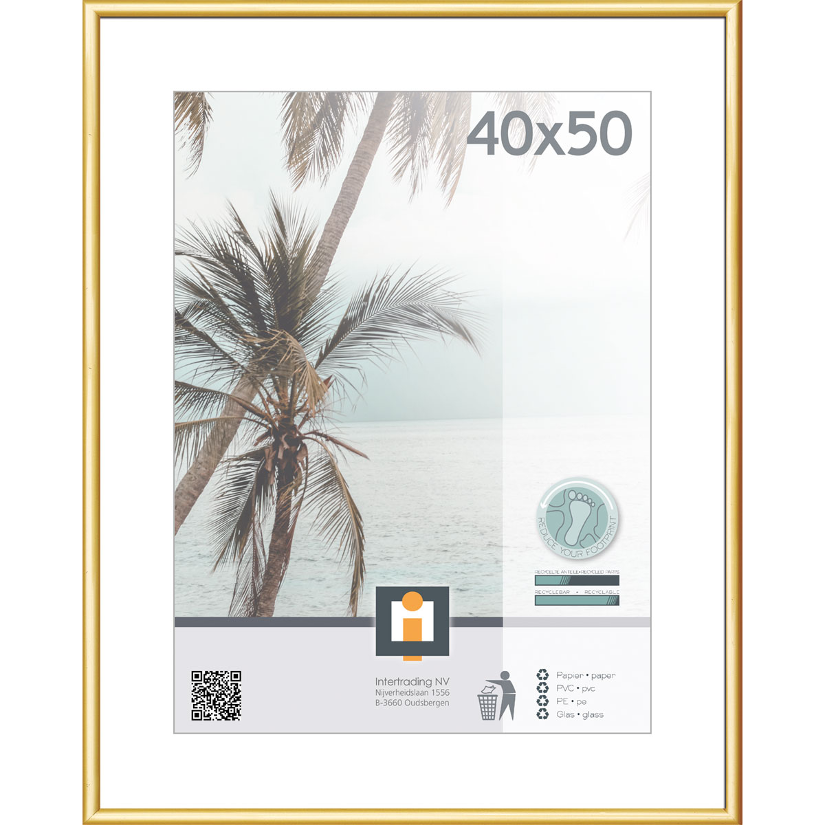 Bilderrahmen Kyoto 40x50 cm gold Bild 1