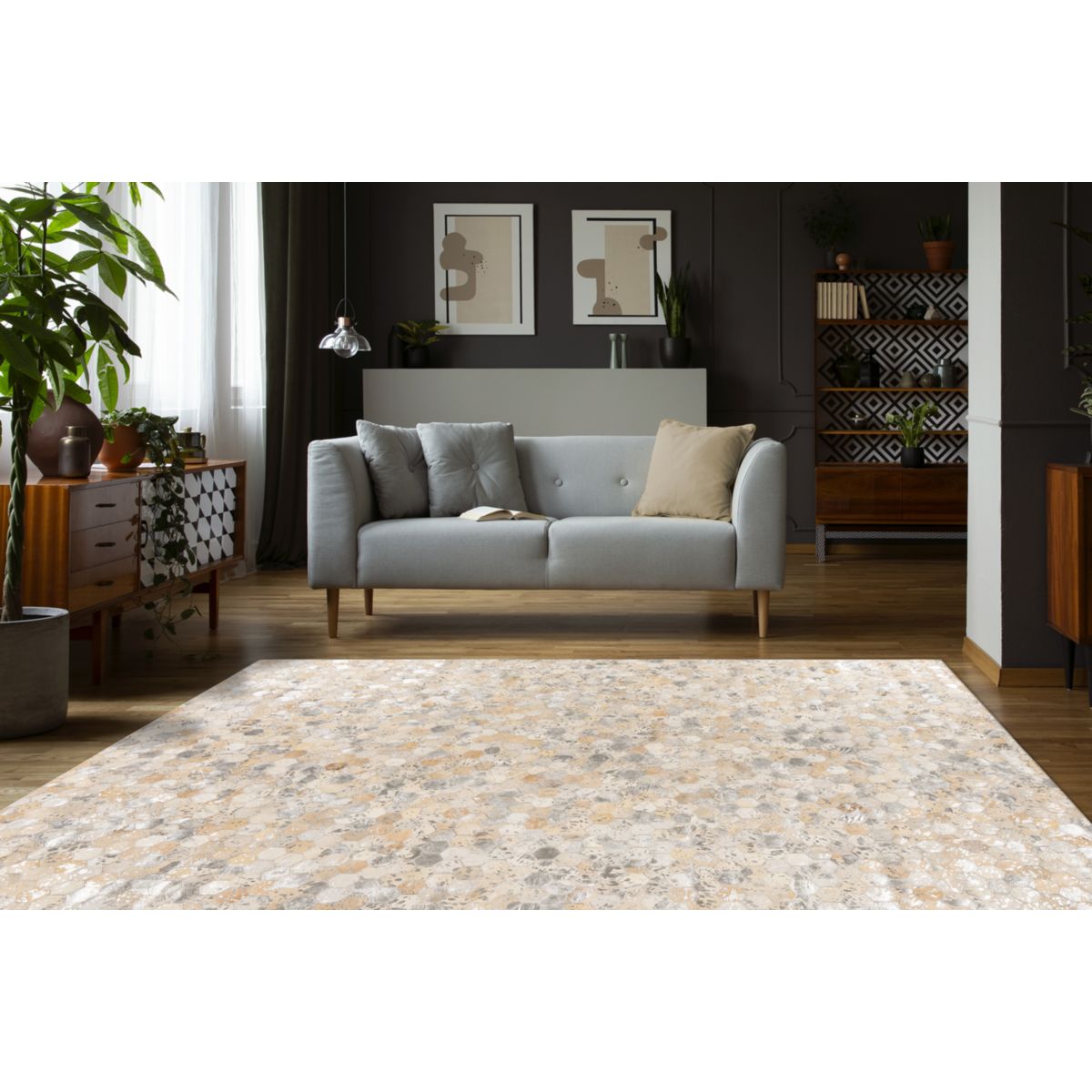 Lavin 1025 Silber 160 x 230 cm Bild 2