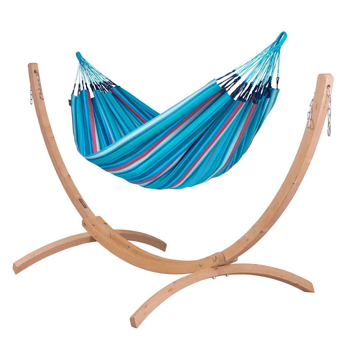 La Siesta Klassische Doppel-Hängematte Brisa Wave Wetterresistent Bild 4