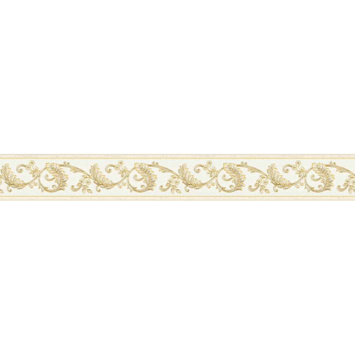 Selbstklebende-Borte Ranken-Ornament gold 5 m