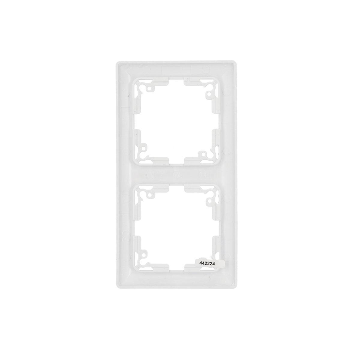 Flector Abdeckrahmen mattweiß 2-fach Bild 4