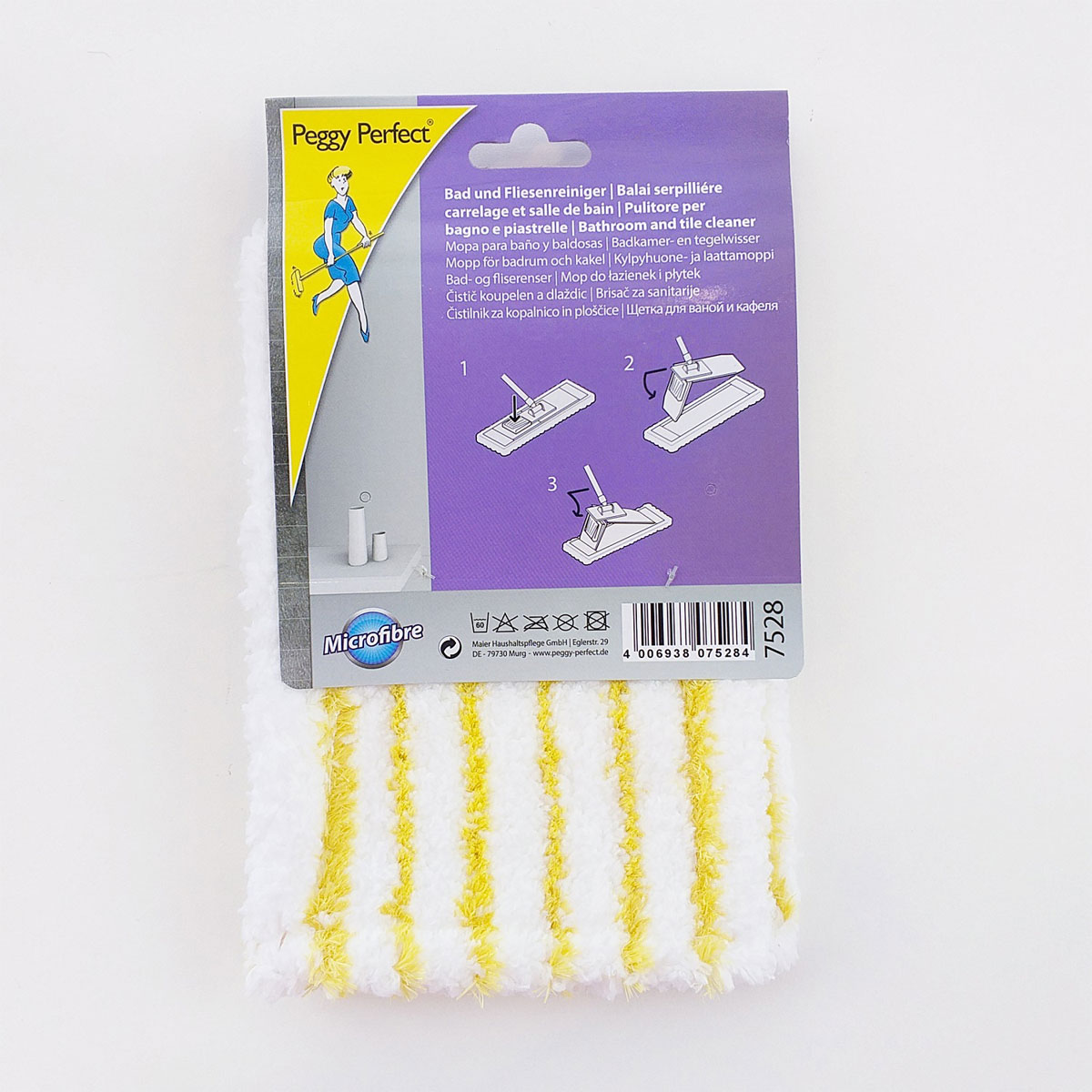 Peggy-Perfect Stein-Fliesenwischer Clean Star Ersatzbezug Bild 2