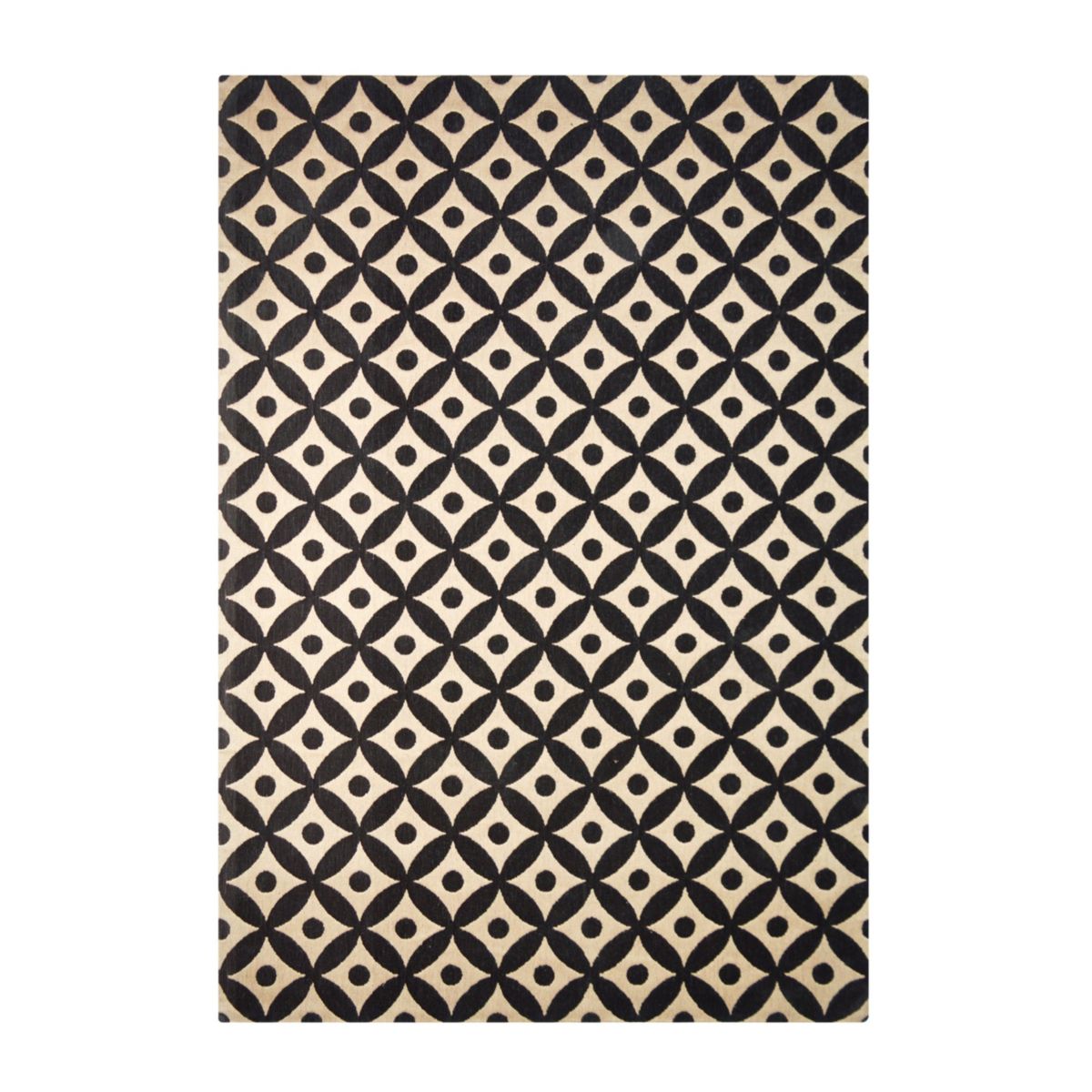 Scandy 210 Schwarz / Naturell 200cm x 290cm