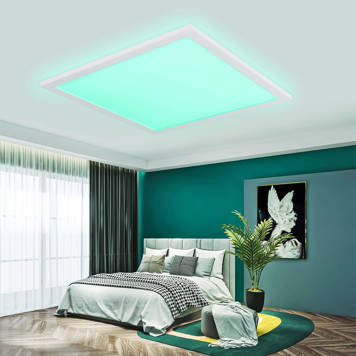 Flector Smartes LED-Panel Connect weiß 45 x 45 x 5 cm Bild 5