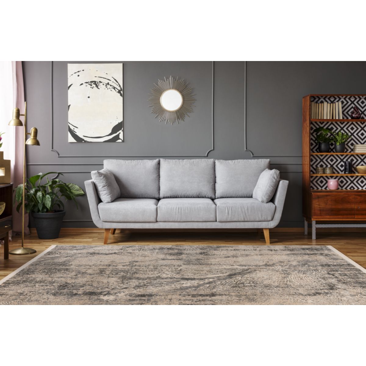 Adela 525 Grau 120 x 170 cm Bild 2